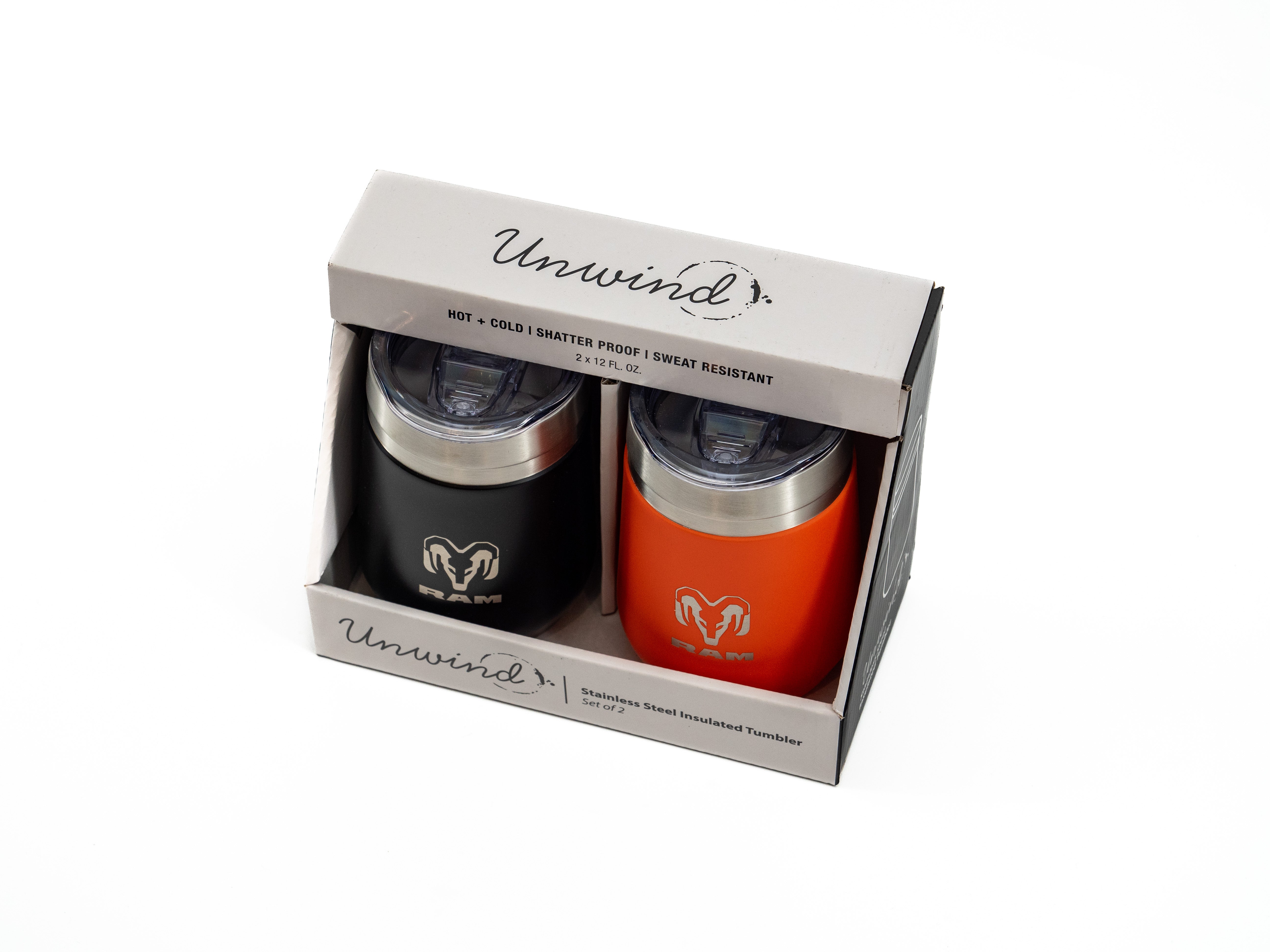 RAM UNWIND TUMBLER 2 PK