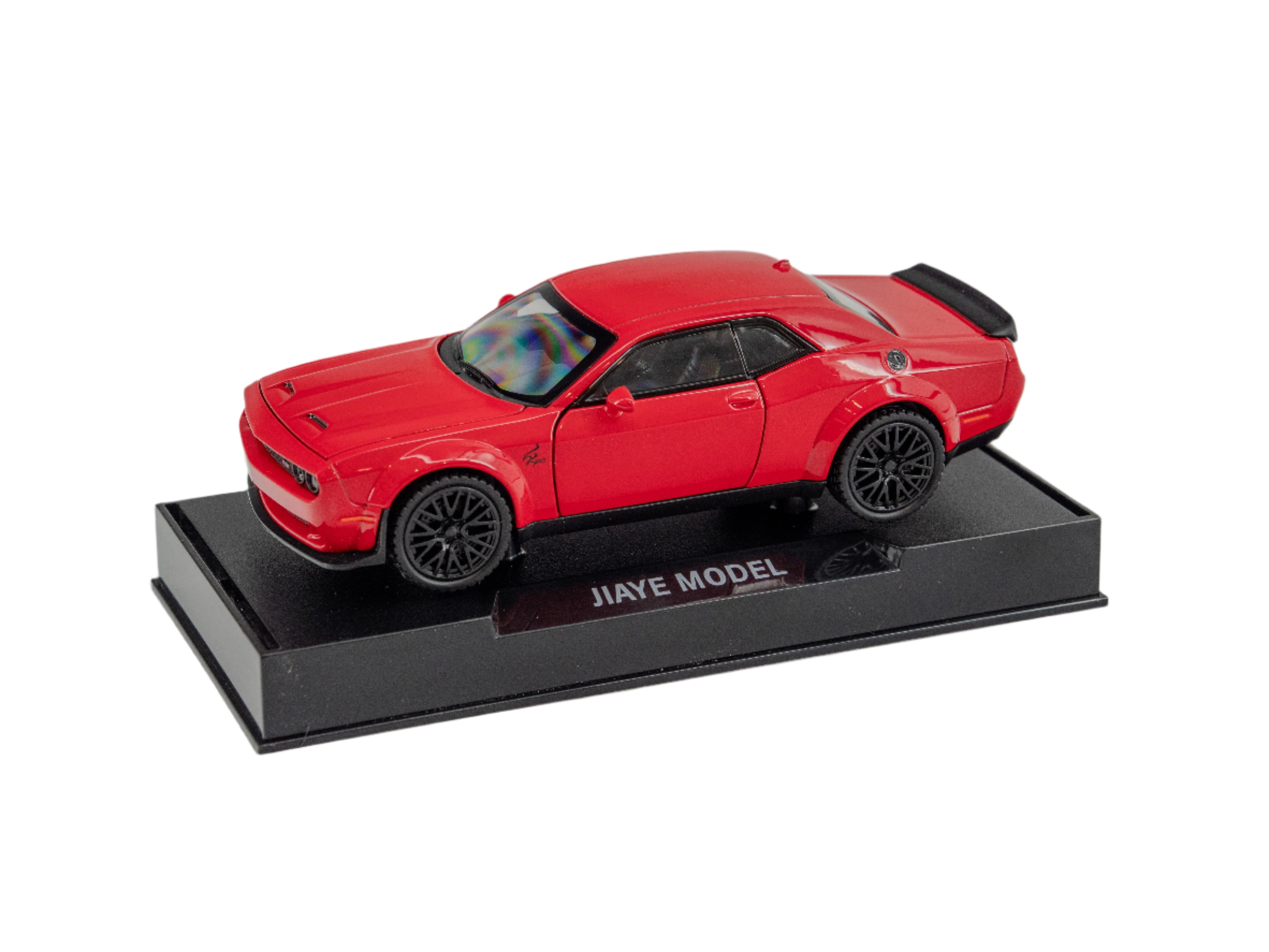 1:32 Dodge Challenger Hellcat Toy Car RED