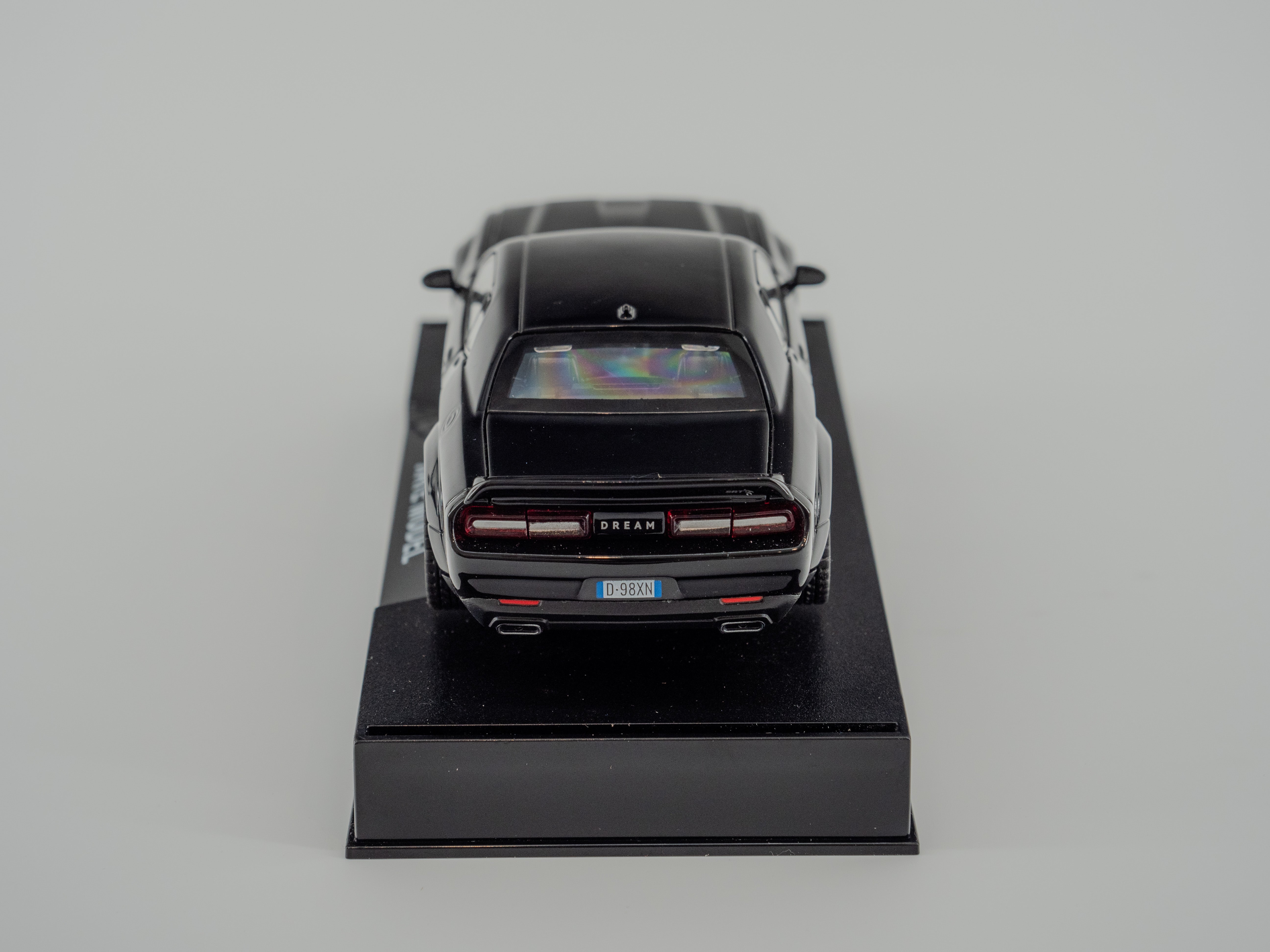 1:32 Dodge Challenger Hellcat Toy Car BLACK