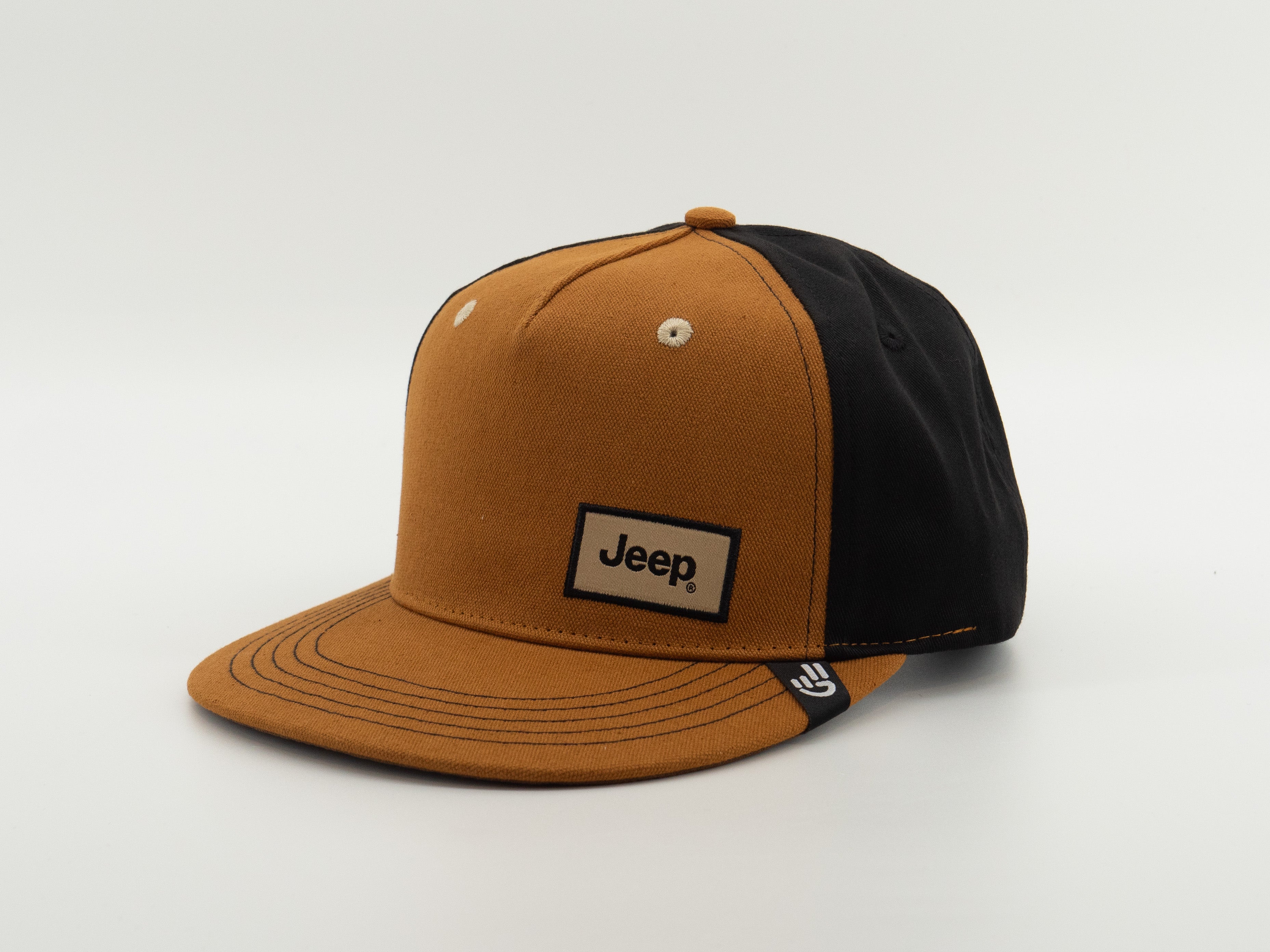 HAT FLAT BRIM TAN