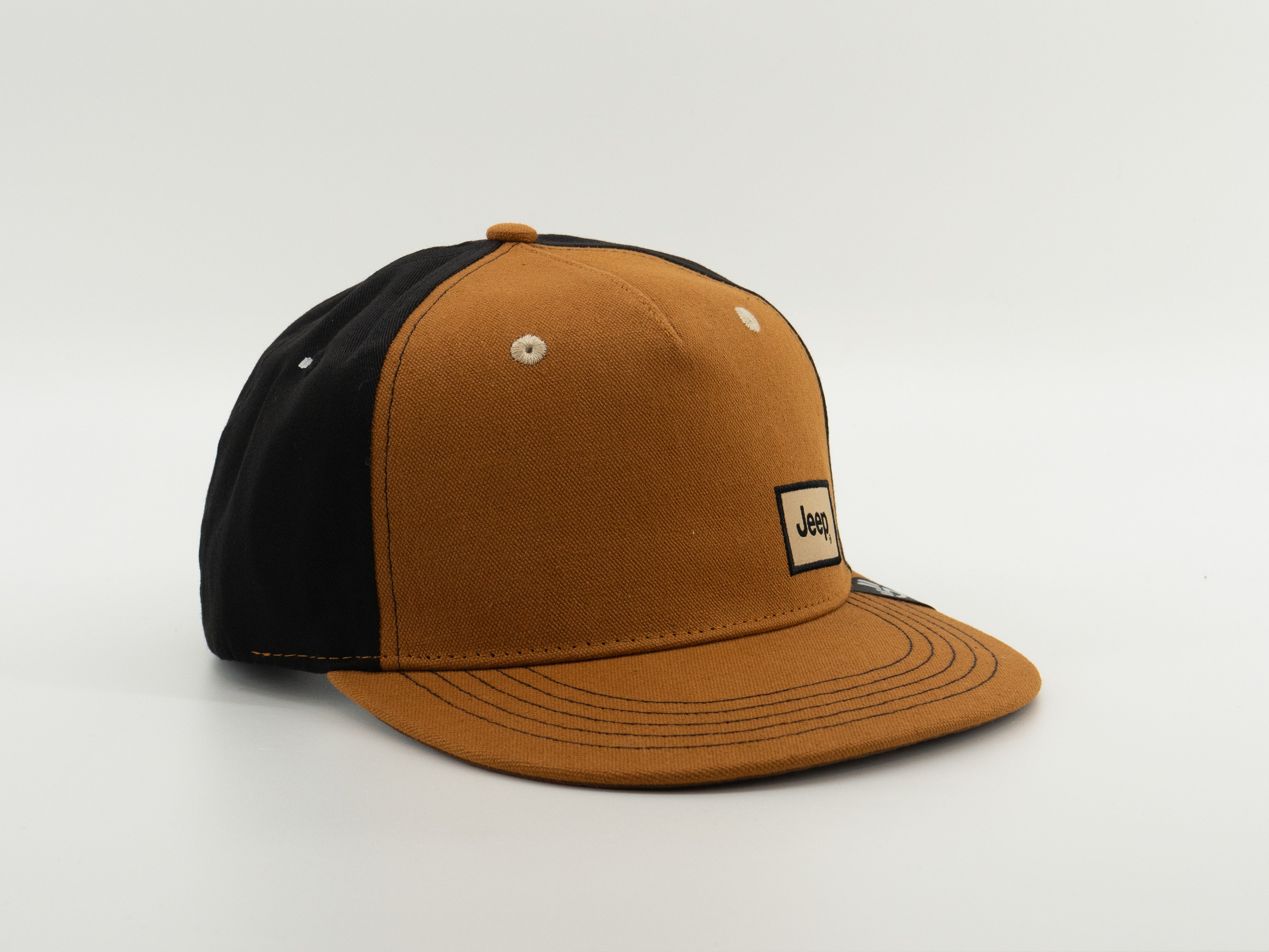 HAT FLAT BRIM TAN