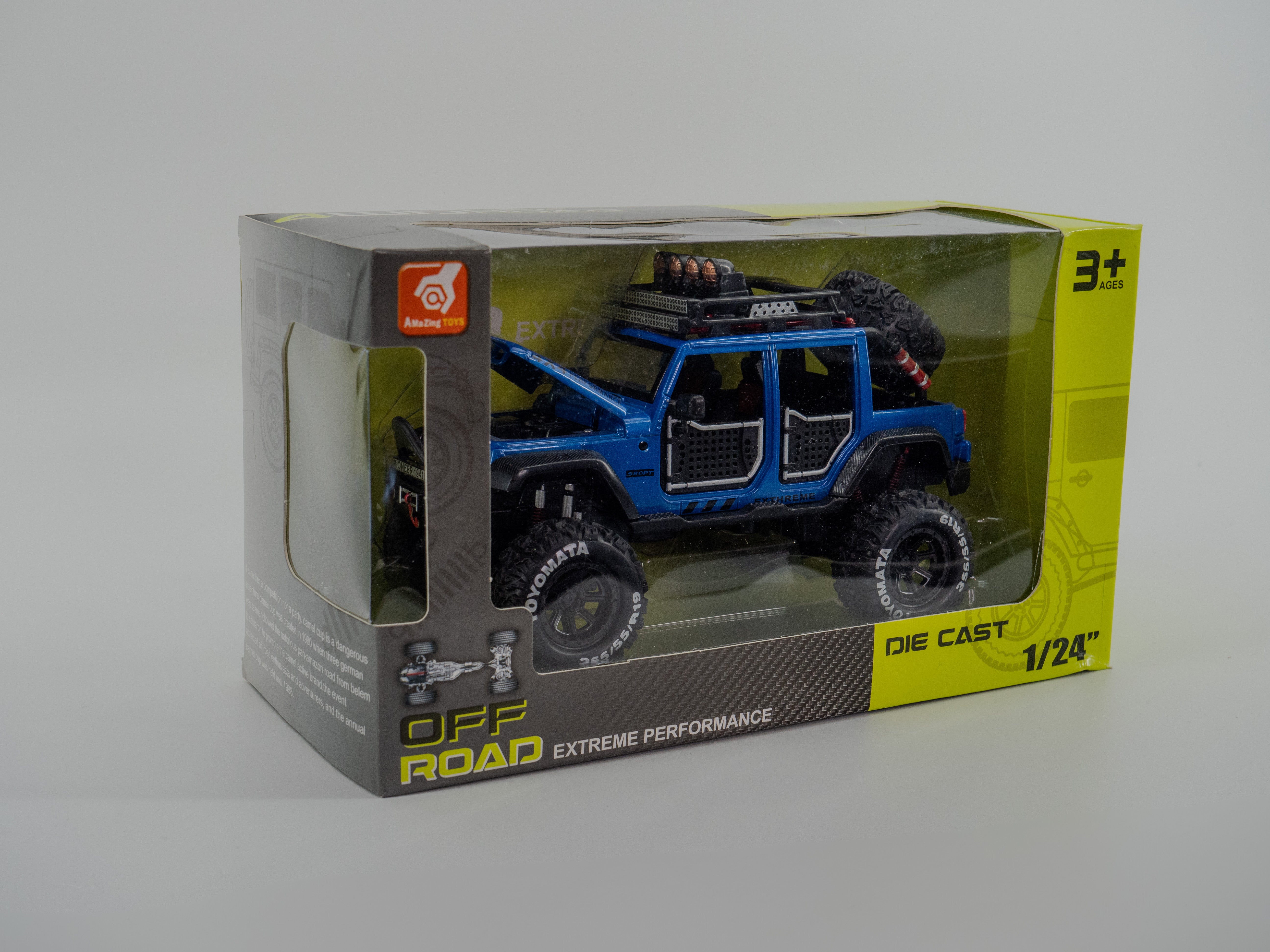 1:24 Jeep Die cast Metal Alloy Car BLUE