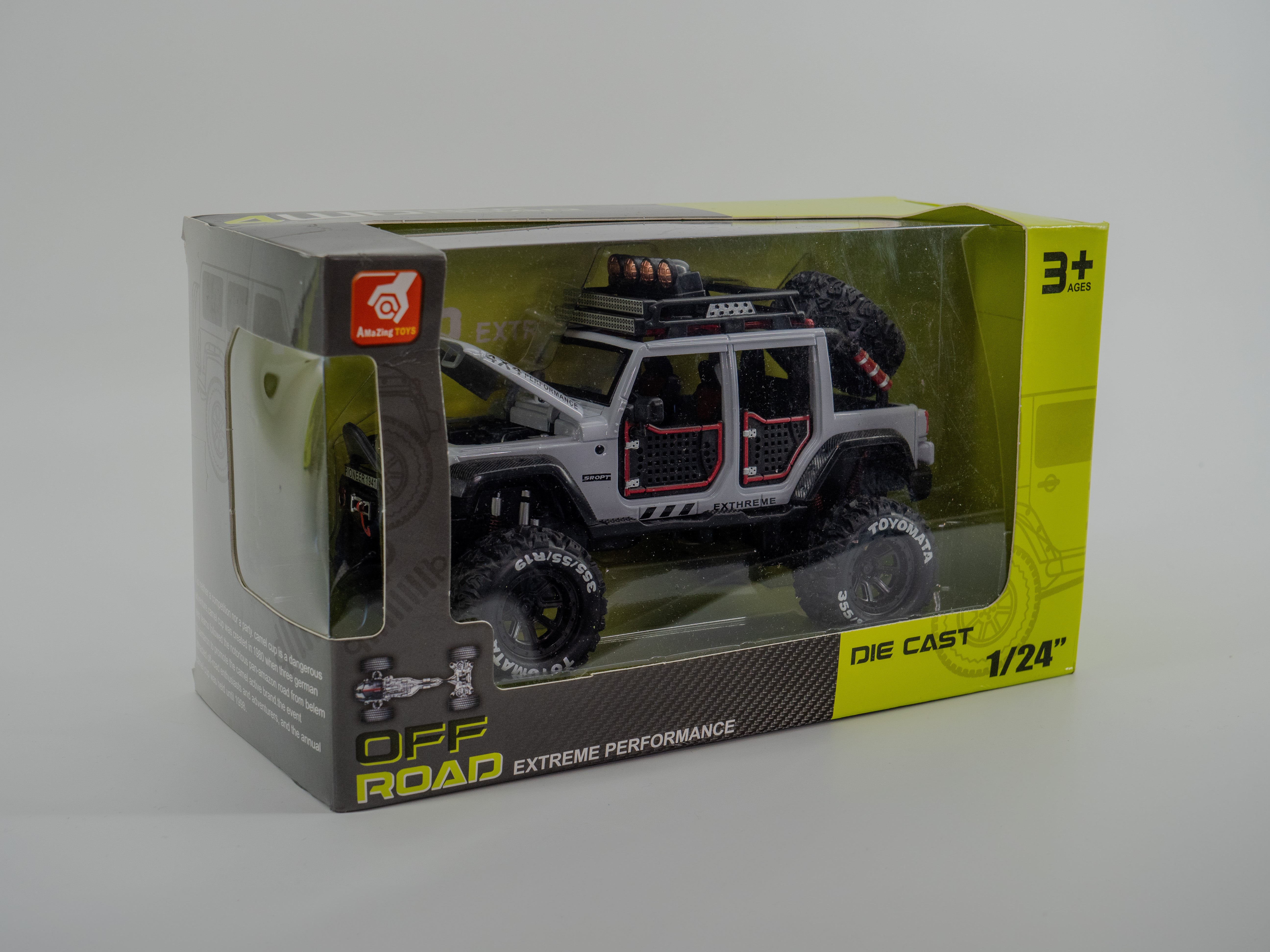 1:24 Jeep Die cast Metal Alloy Car SILVER