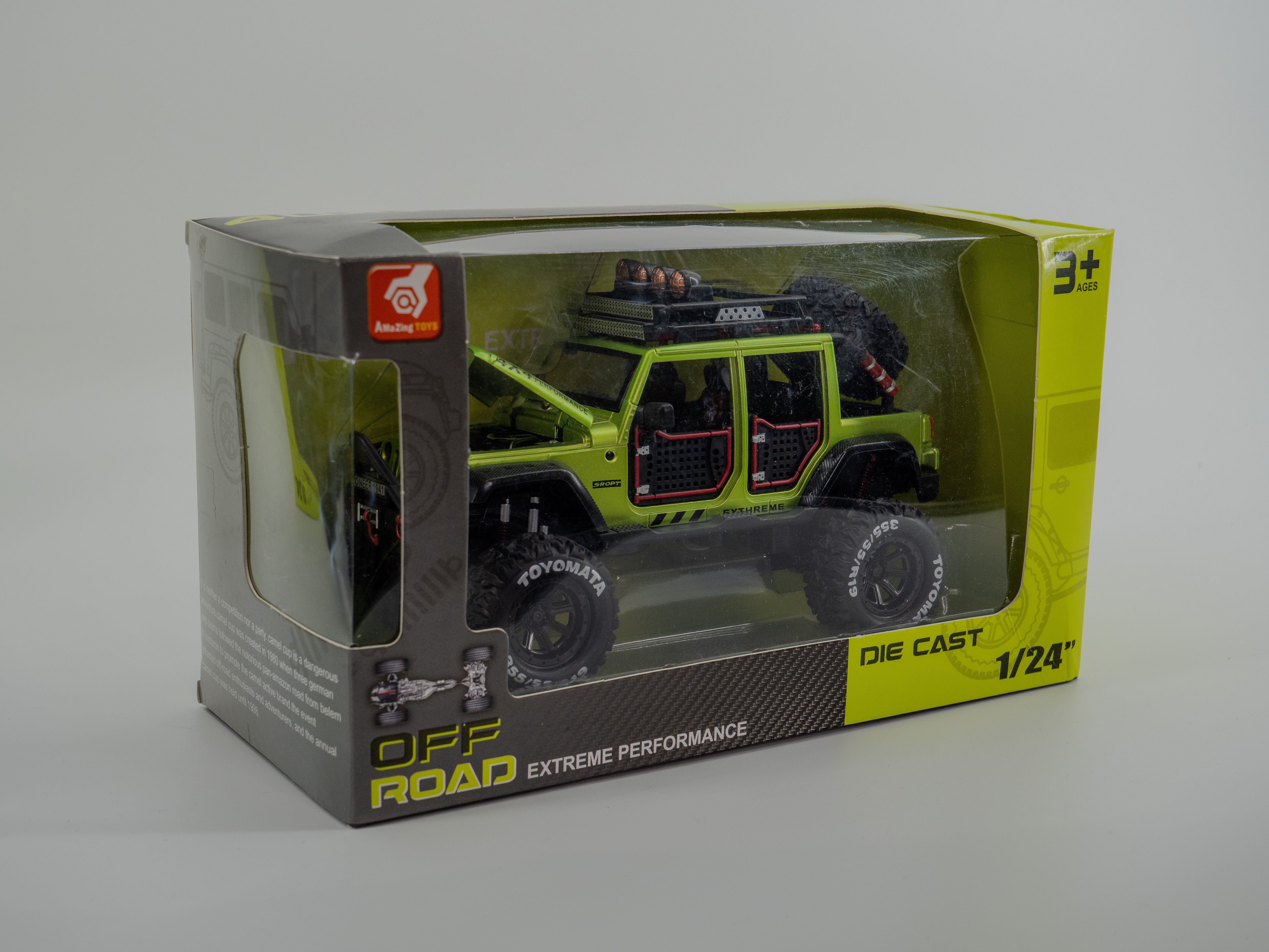 1:24 Jeep Die cast Metal Alloy Car GREEN
