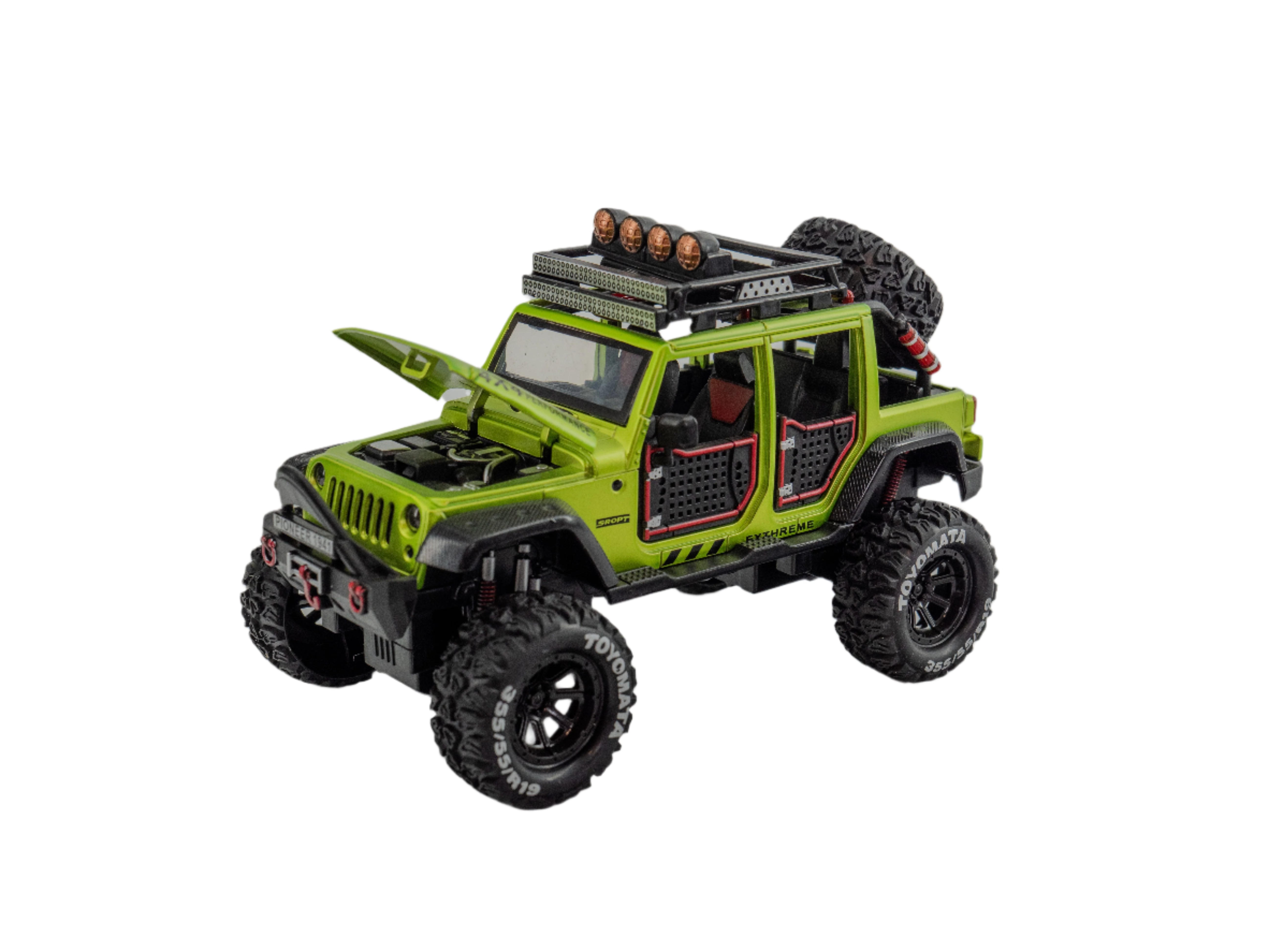 1:24 Jeep Die cast Metal Alloy Car GREEN