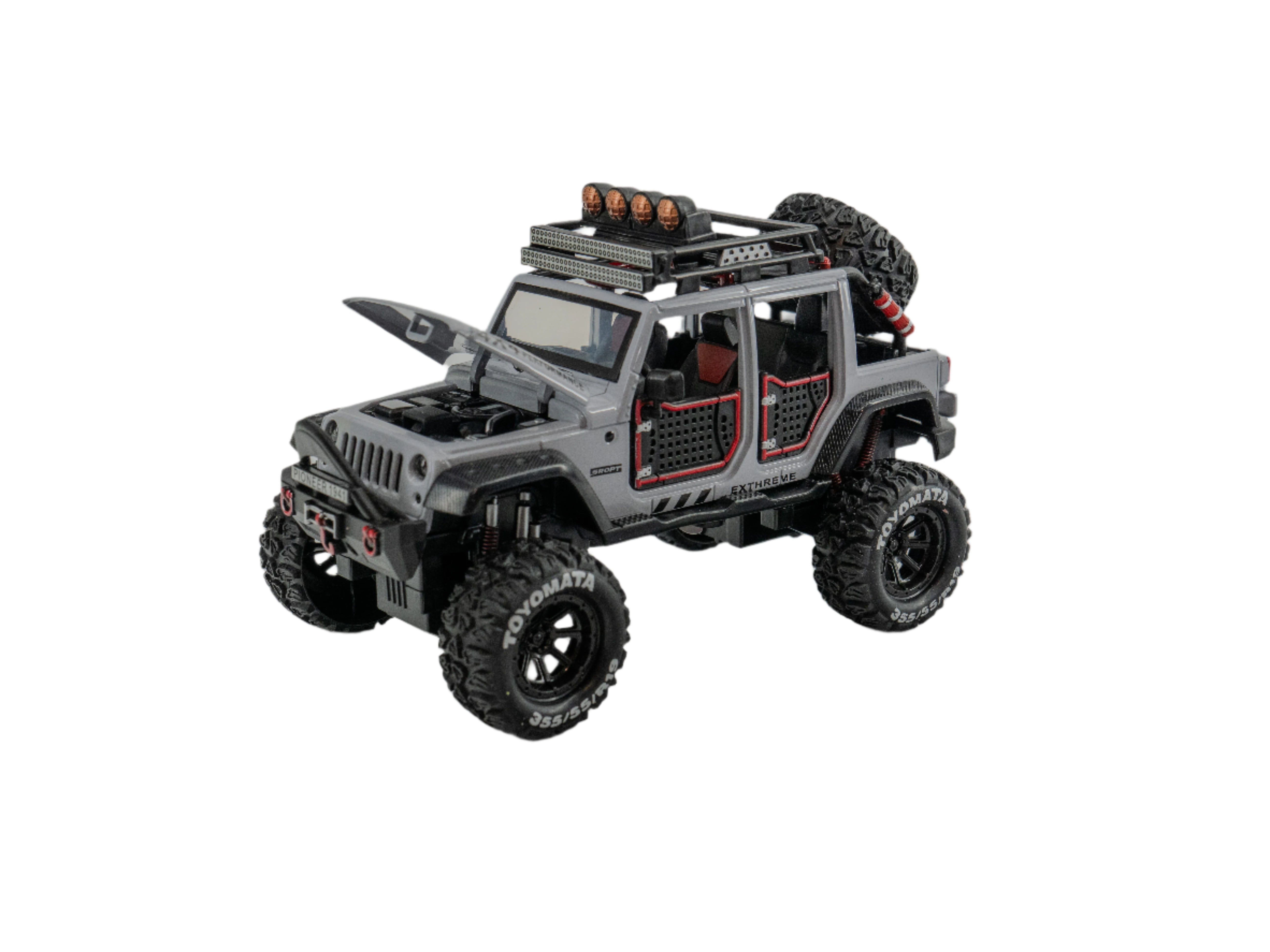 1:24 Jeep Die cast Metal Alloy Car SILVER