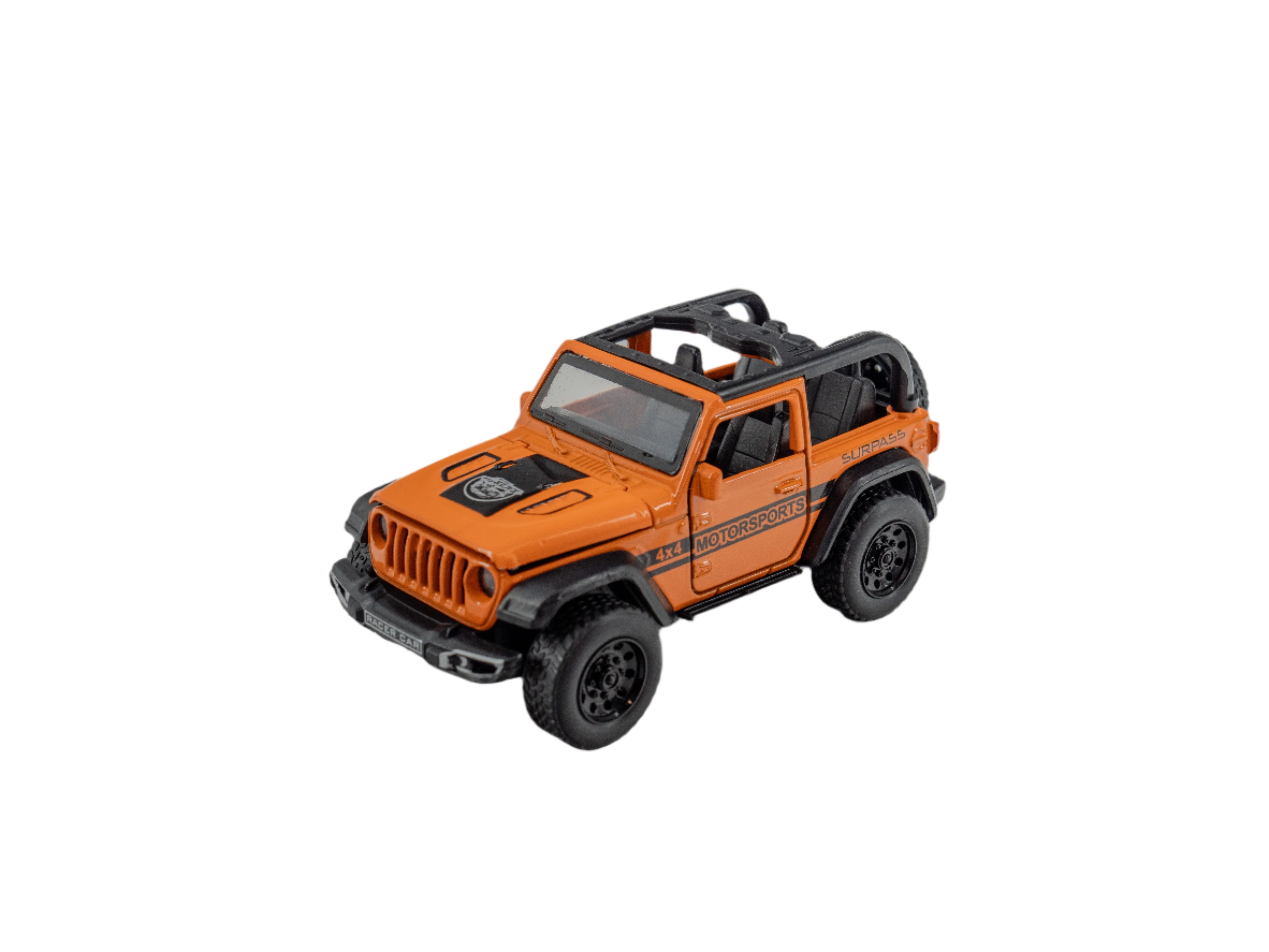 1/32 Wrangler Alloy Diecast Pull Back Model Car ORANGE