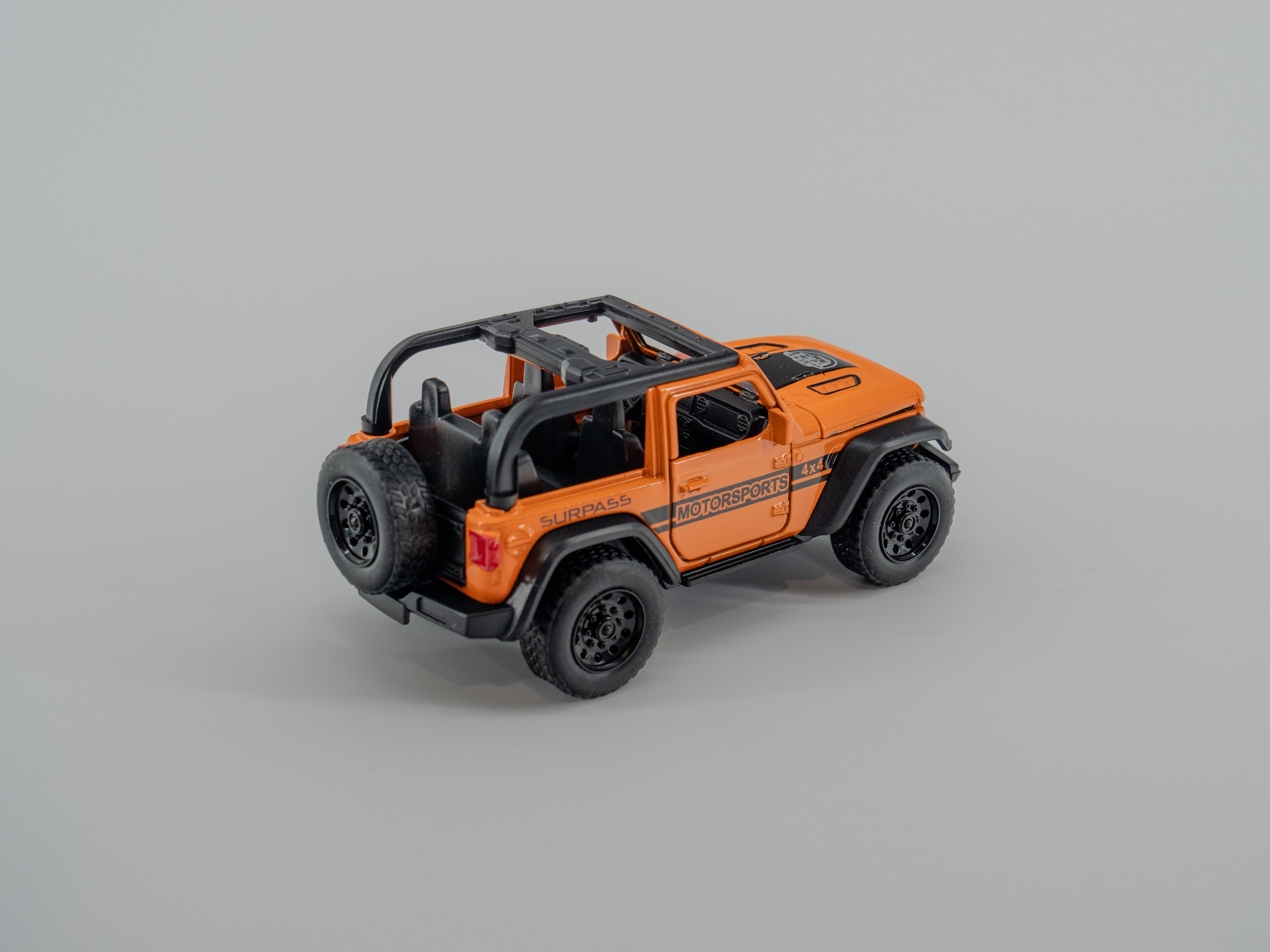 1/32 Wrangler Alloy Diecast Pull Back Model Car ORANGE