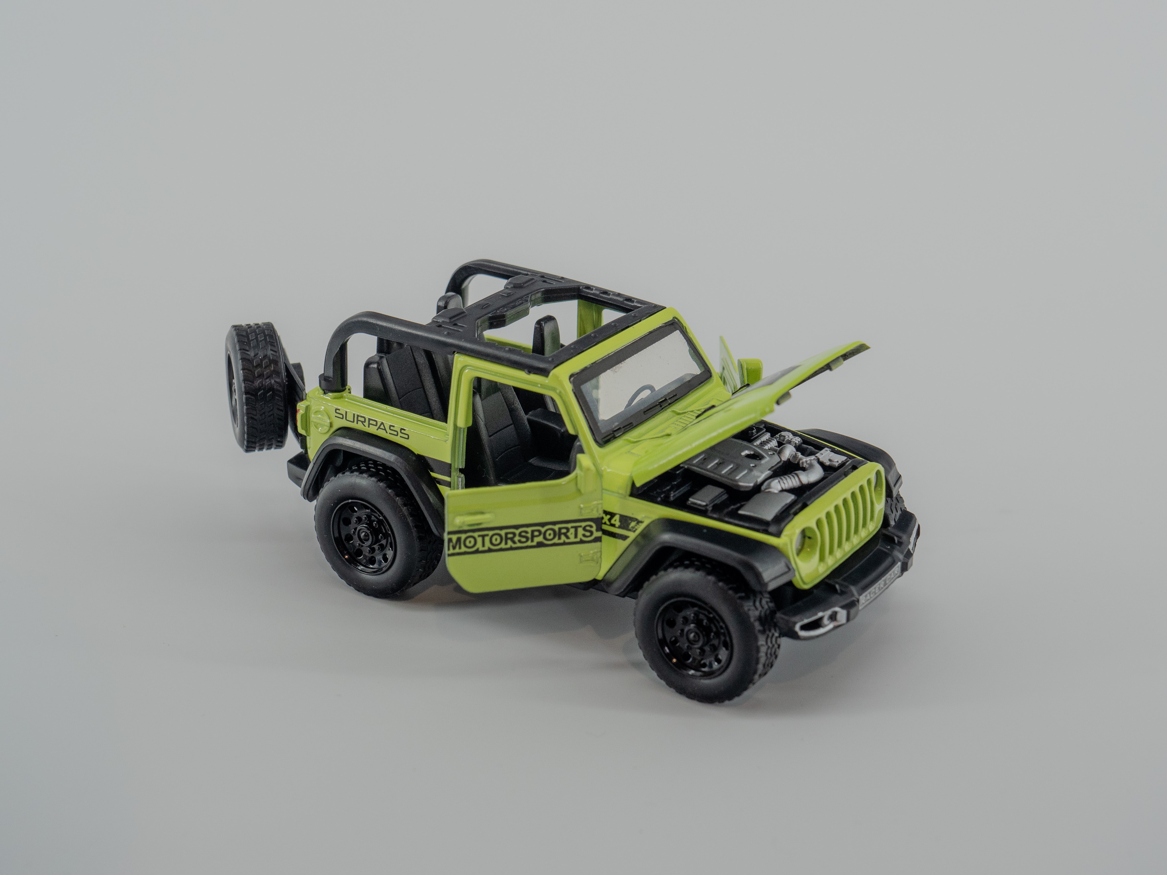 1/32 Wrangler Alloy Diecast Pull Back Model Car GREEN
