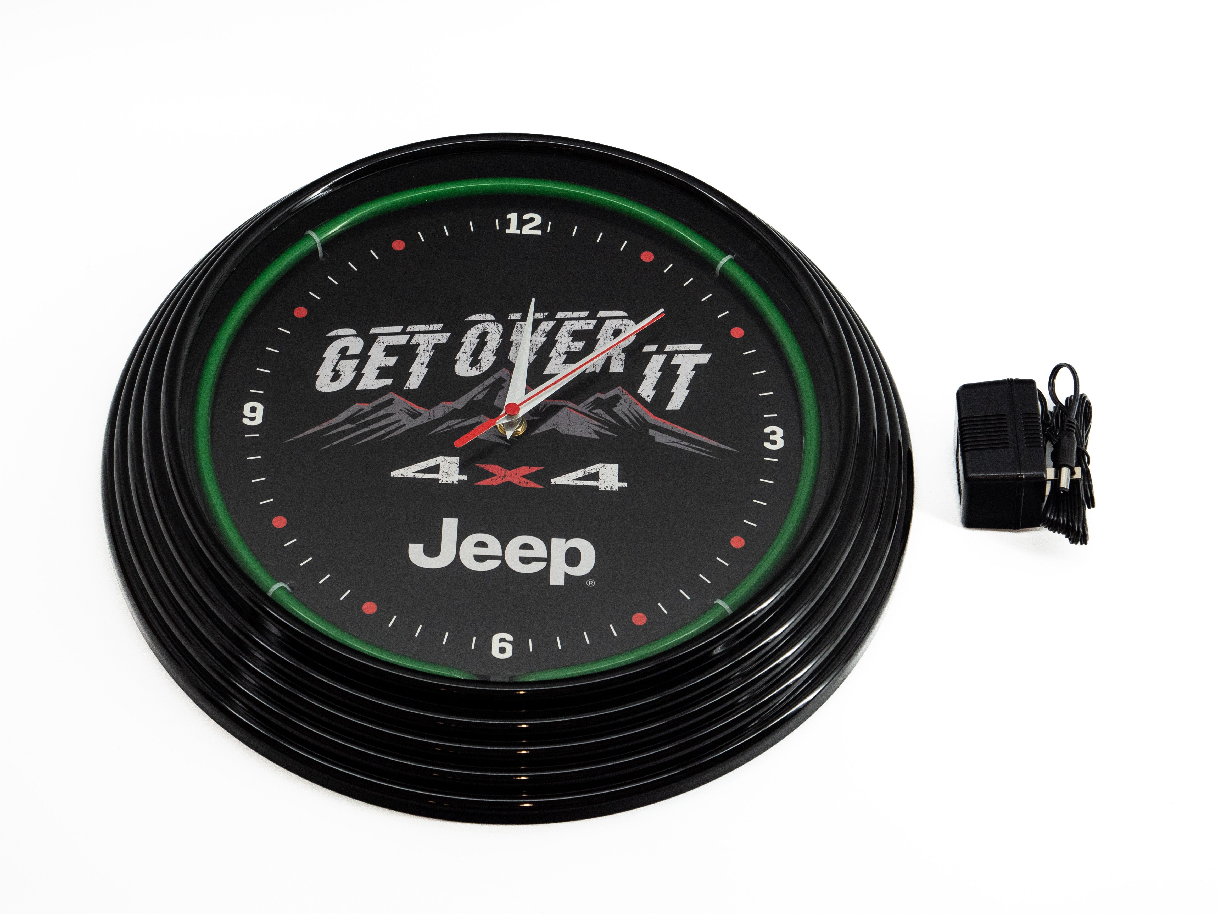Jeep® Logo Neon Clock