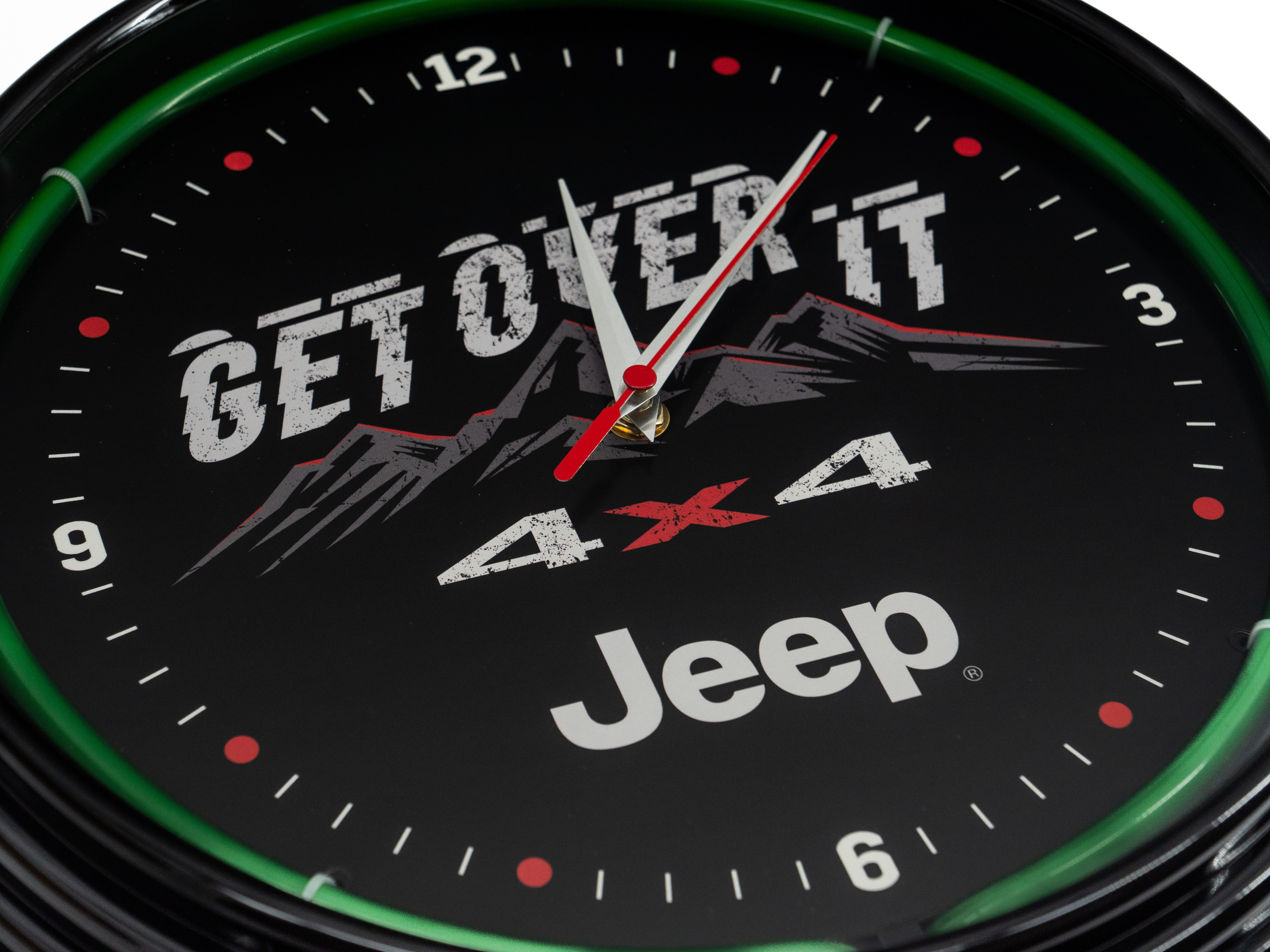 Jeep® Logo Neon Clock