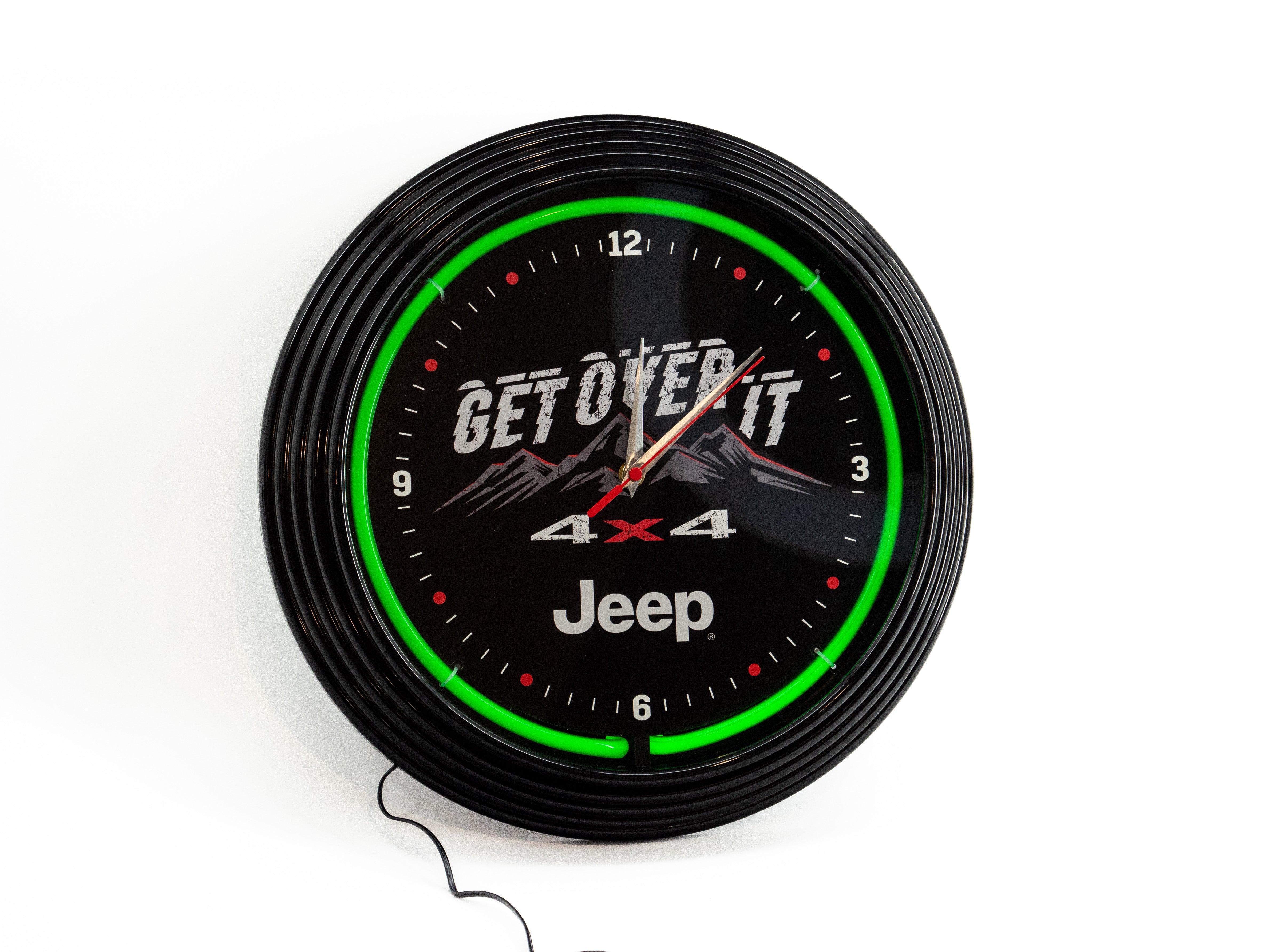 Jeep® Logo Neon Clock