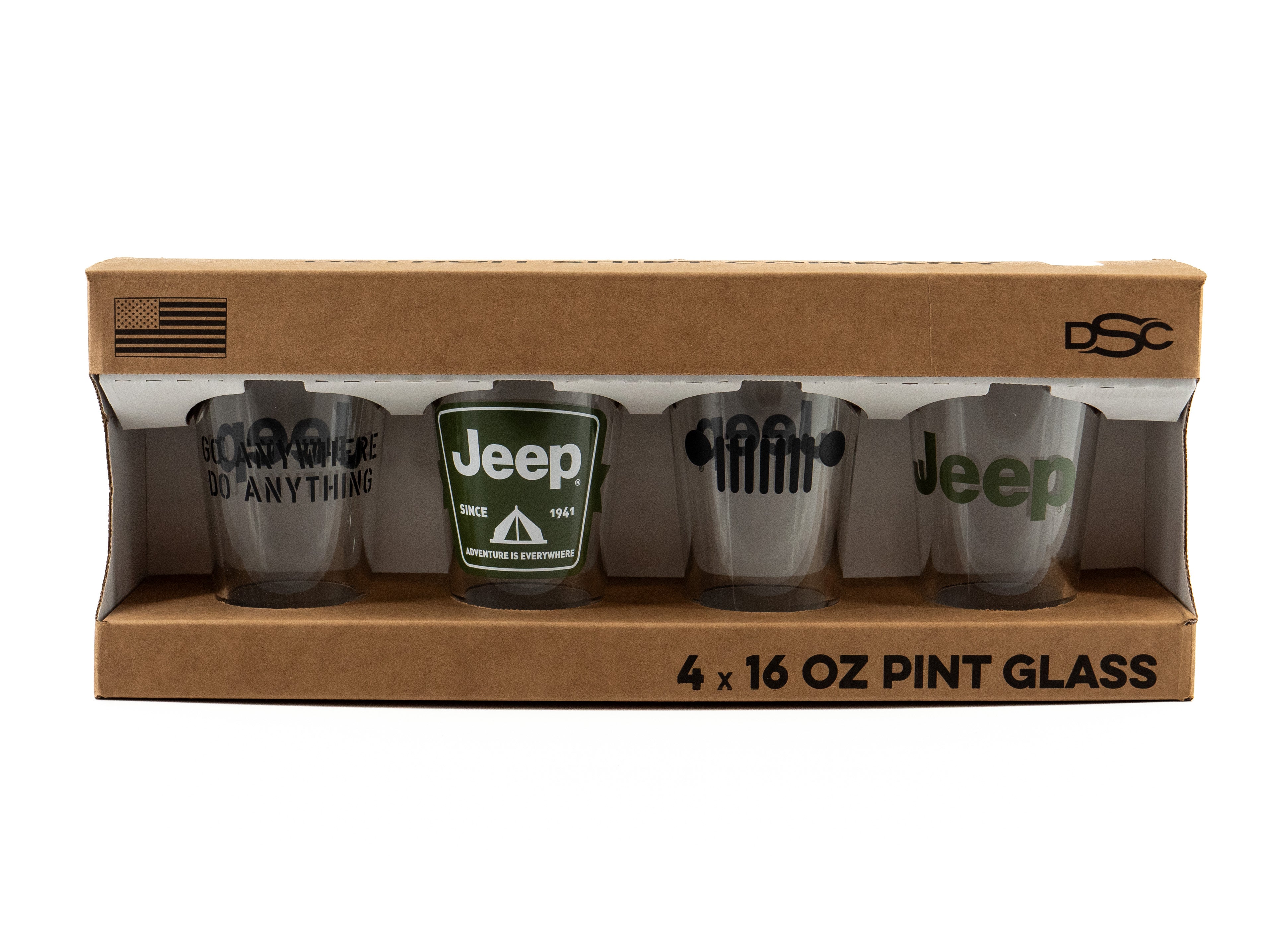 JEEP PINT GLASS SET