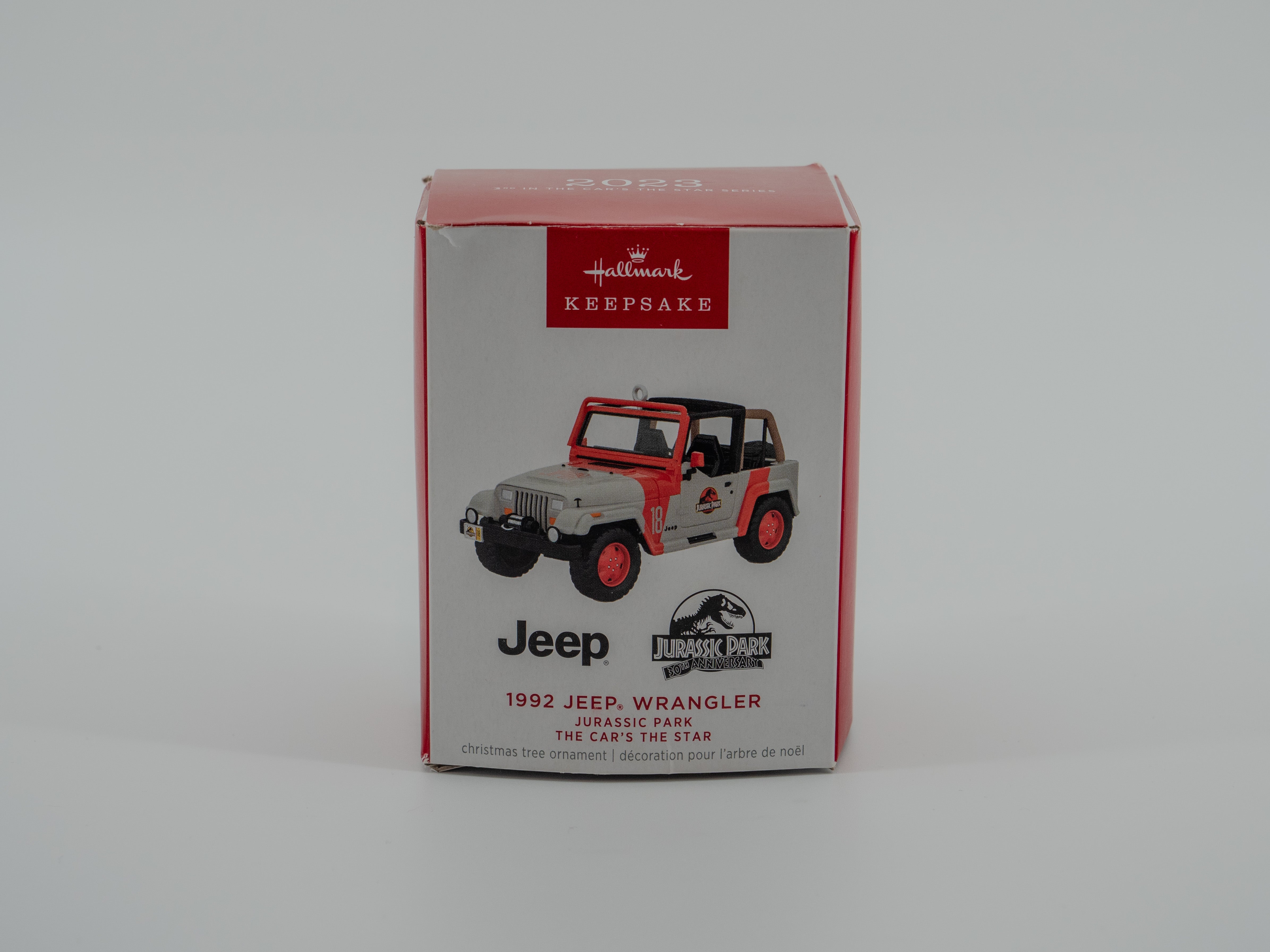 Jeep 1992 Wrangler Jurassic Park Hallmark Keepsake Ornament