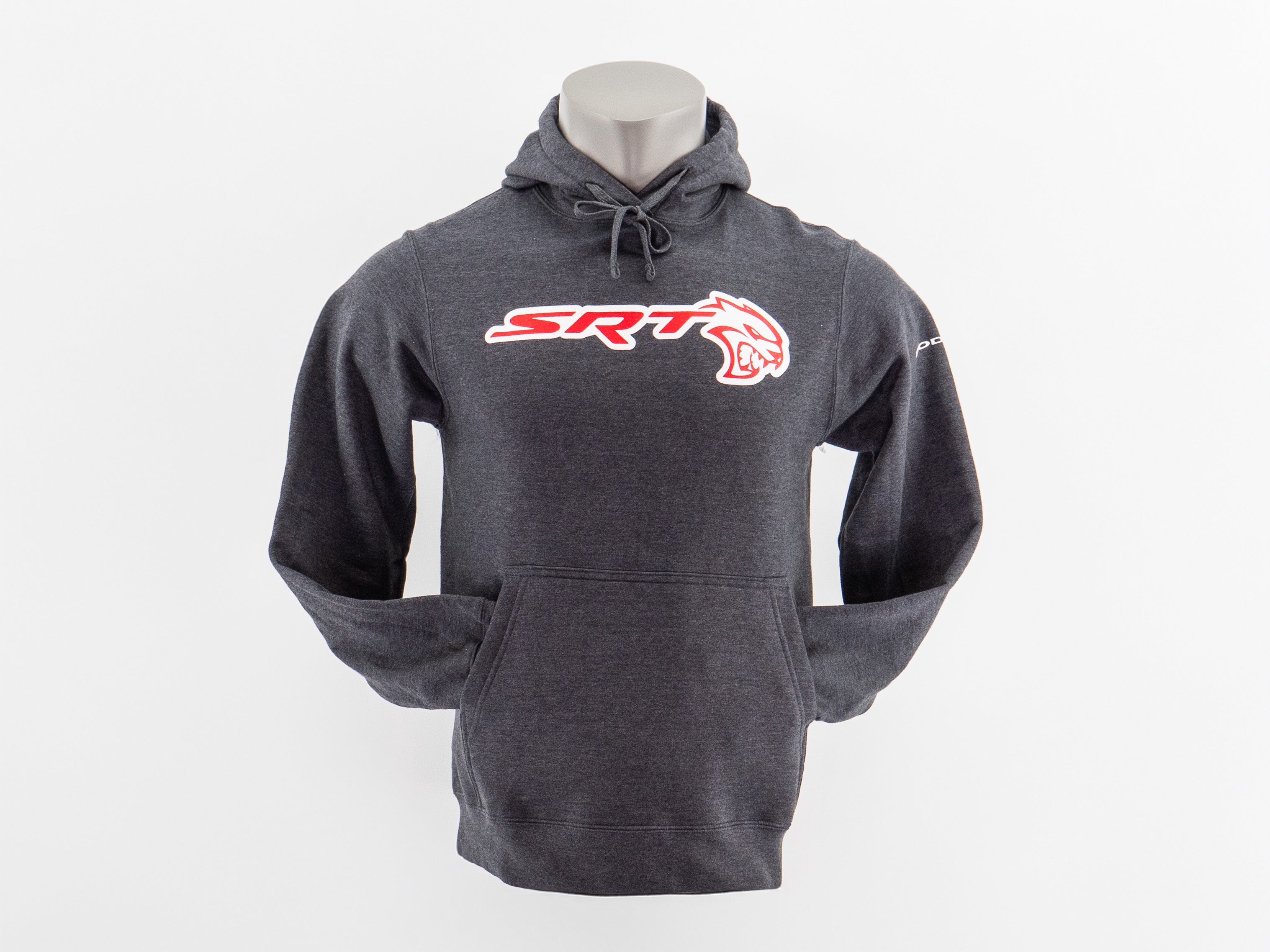 Dodge SRT Hellcat Hoodie Sweatshirt - Heather Charcoal Medium