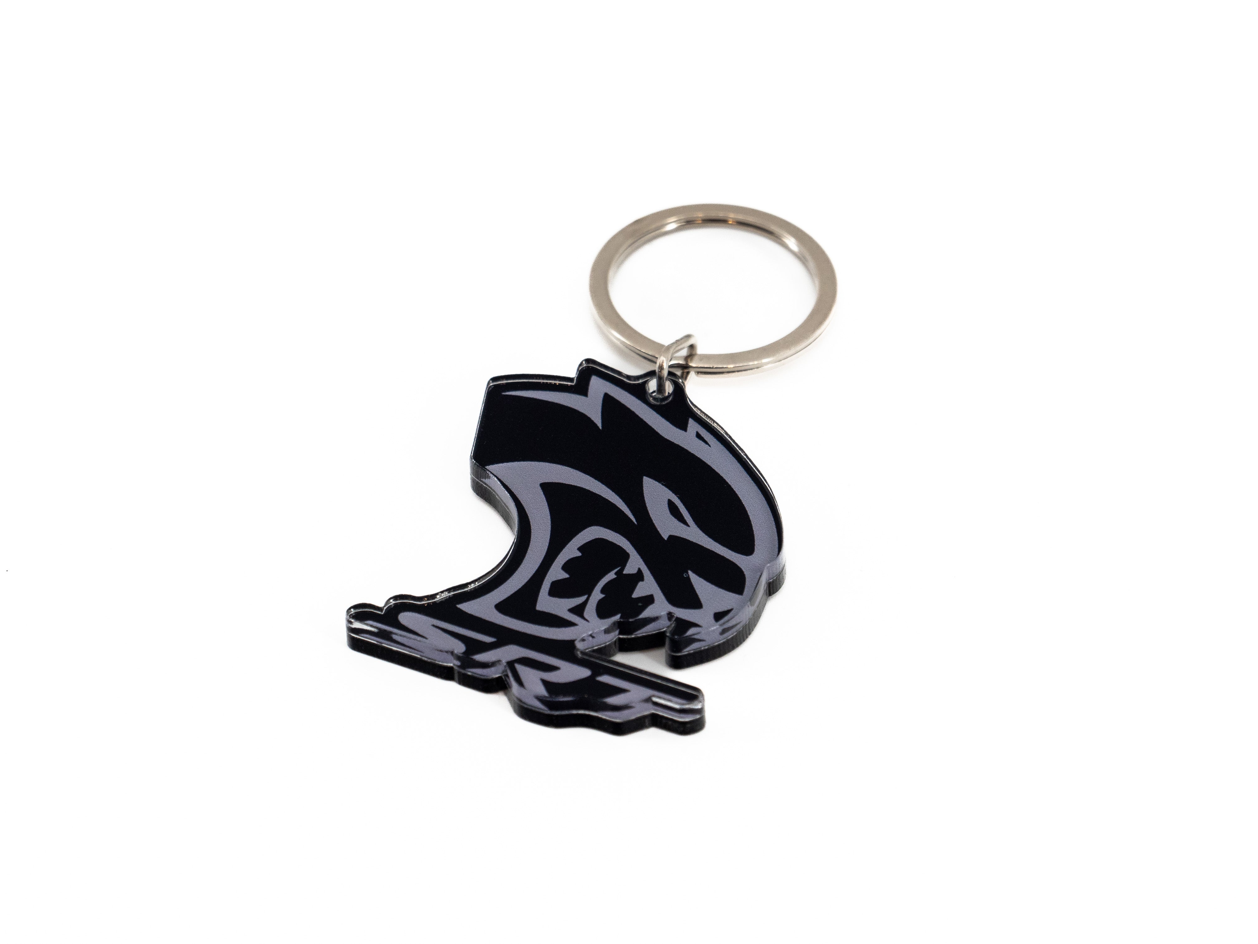 Dodge SRT Hellcat Acrylic Keychain Black
