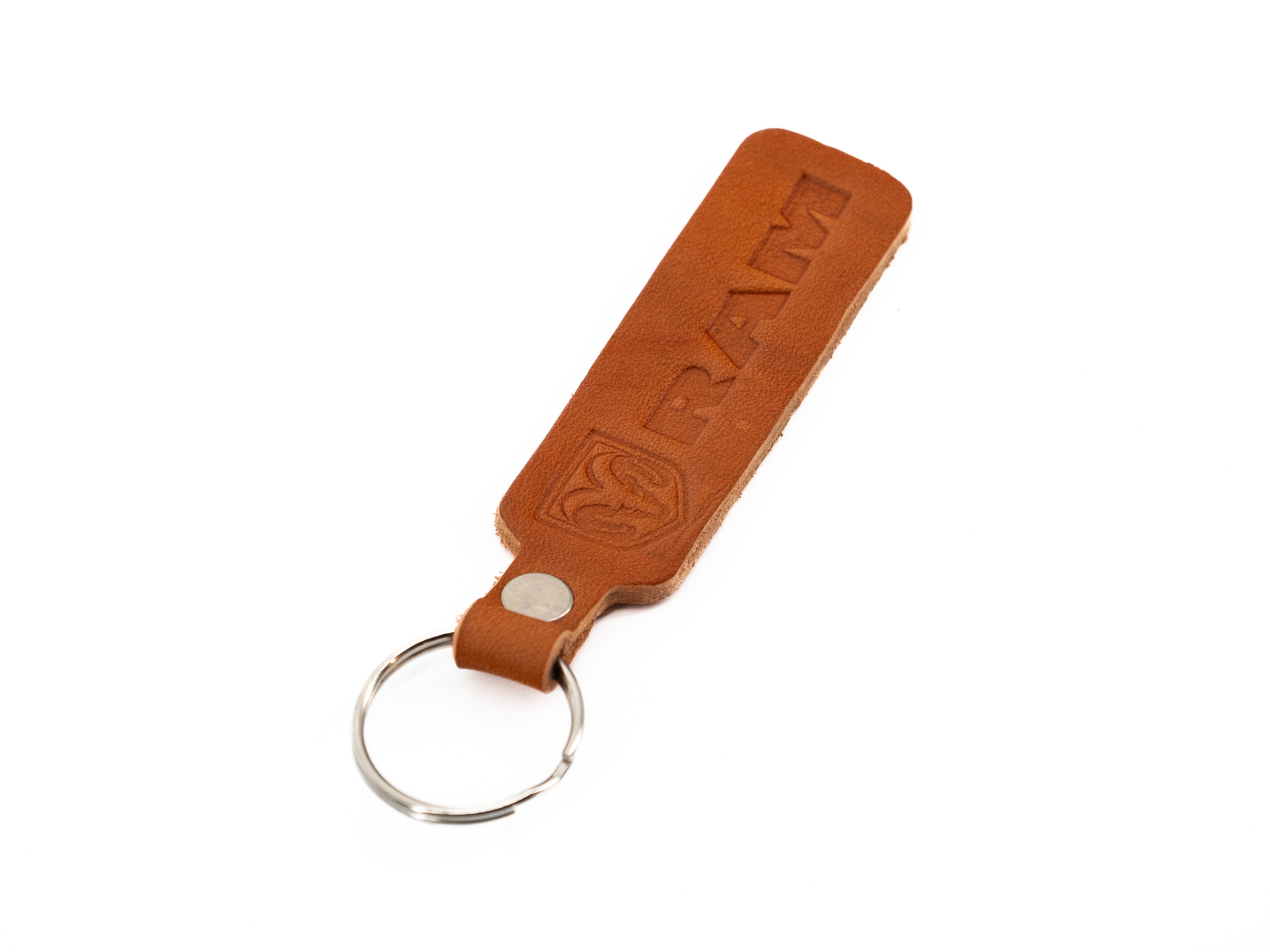 Keychain - RAM Leather Sepia