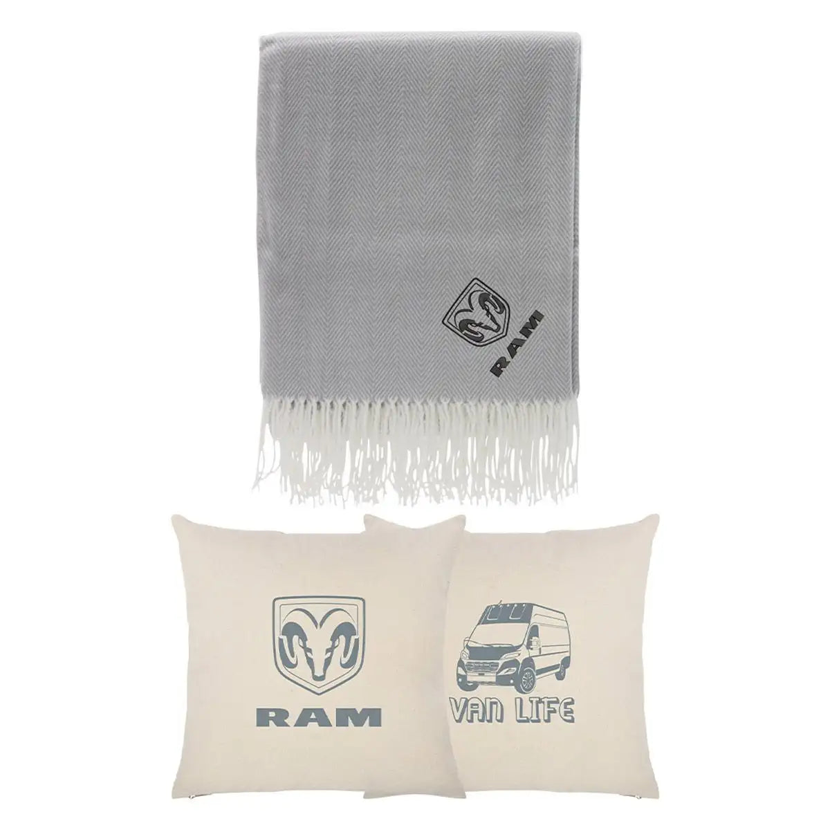 Ram Van Life Pillowcase and Blanket