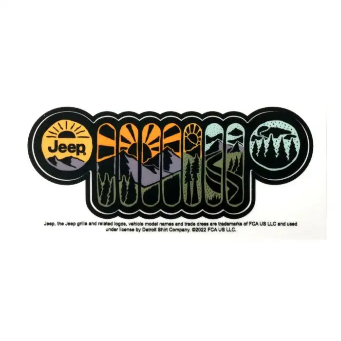 Sticker Jeep ® Atomic Grille